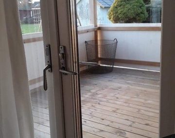 Utgång till altanen